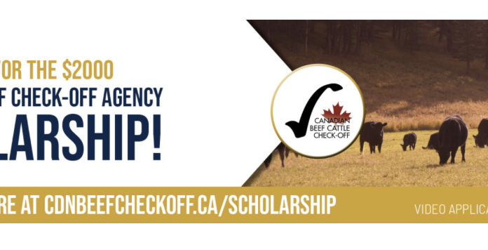 New scholarship announced by the Canadian Beef Check-Off Agency