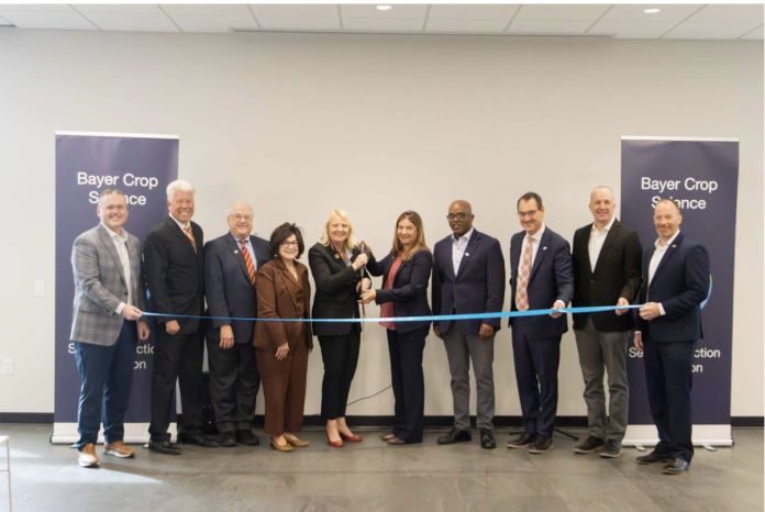 Bayer Seed Production Innovation Center ribbon cutting at Iowa State University Research Park in Ames, Iowa Bayer Seed Production Innovation Center ribbon cutting at Iowa State University Research Park in Ames, Iowa